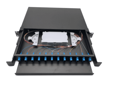 Rack Mount 8 port ODF SC/ST/FC/duplex LC fiber optic termination box ...